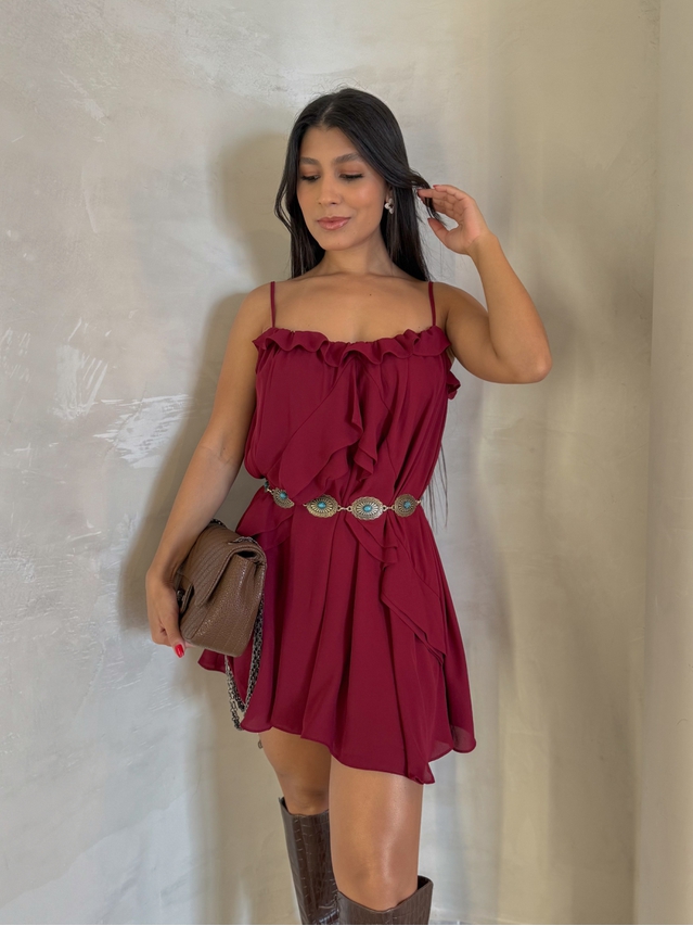 Vestido Bata Carla Cherry