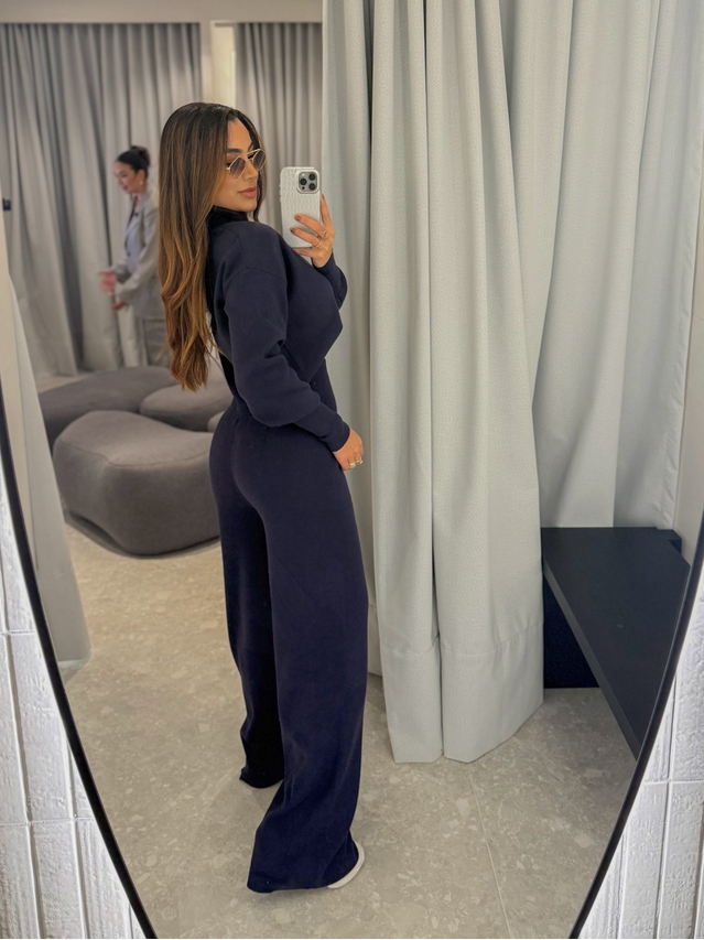 Conjunto Tricot Rússia Marinho