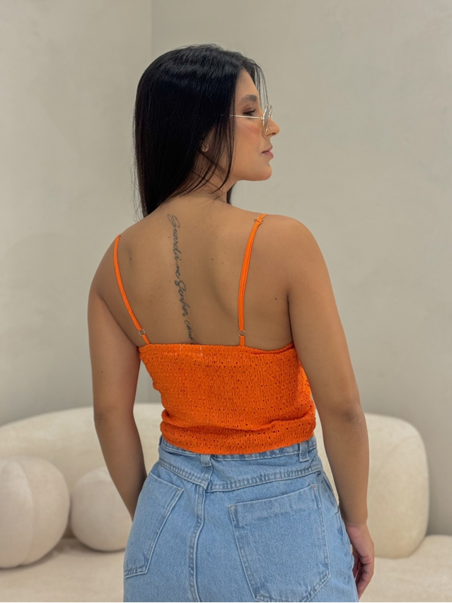 Cropped Laise Mila Laranja