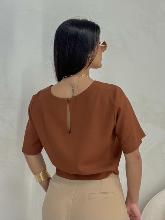 Blusa Sofie Marrom