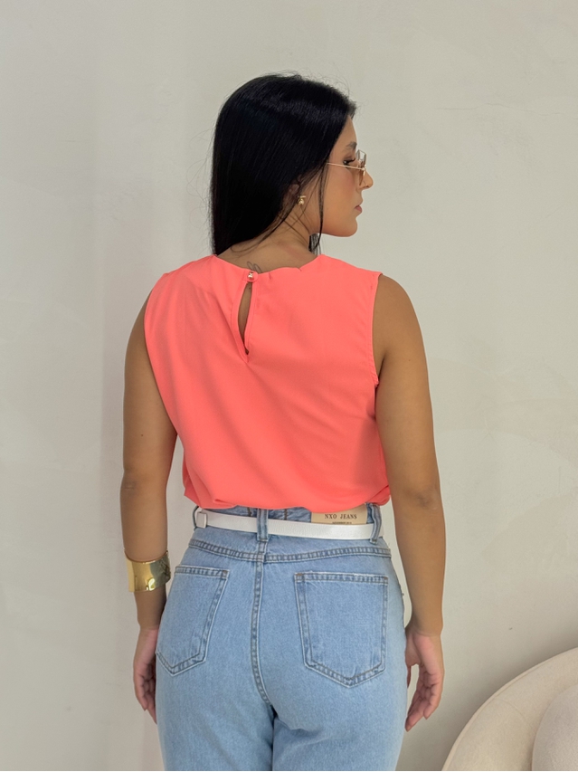Blusa Regata Ana Tangerina