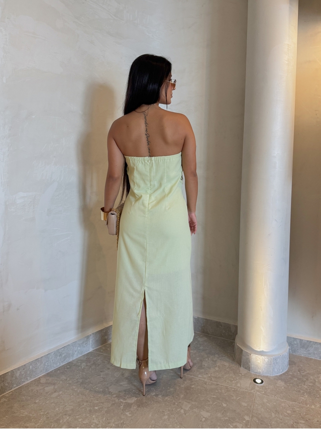 Vestido Linho Milão Lima