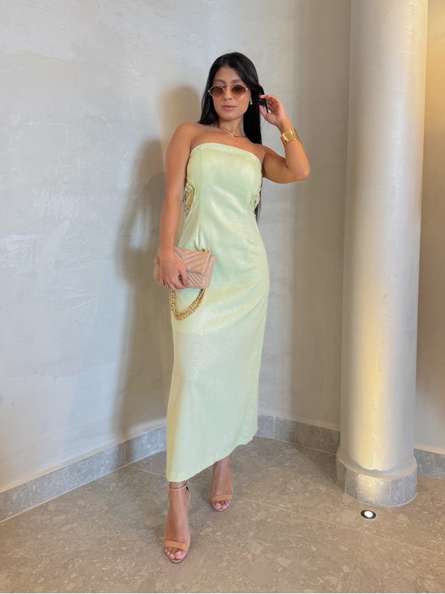 Vestido Linho Milão Lima
