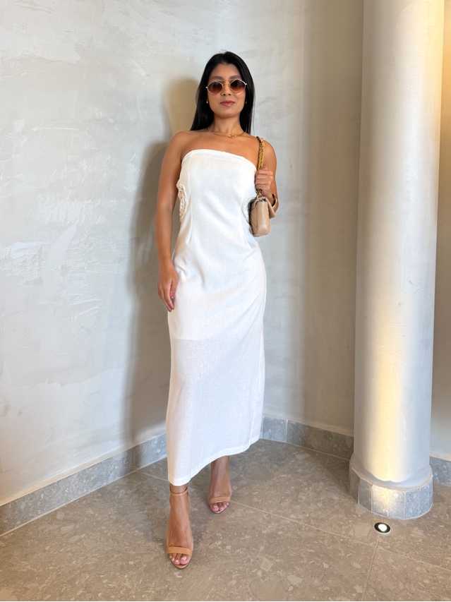 Vestido Linho Milão Off