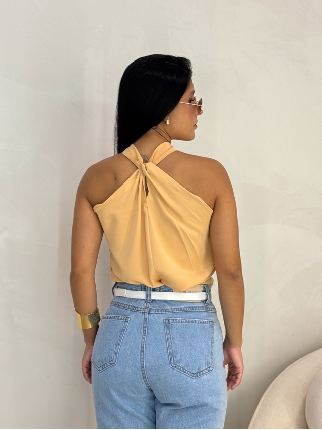 Blusa Detalhe Nó Cappuccino