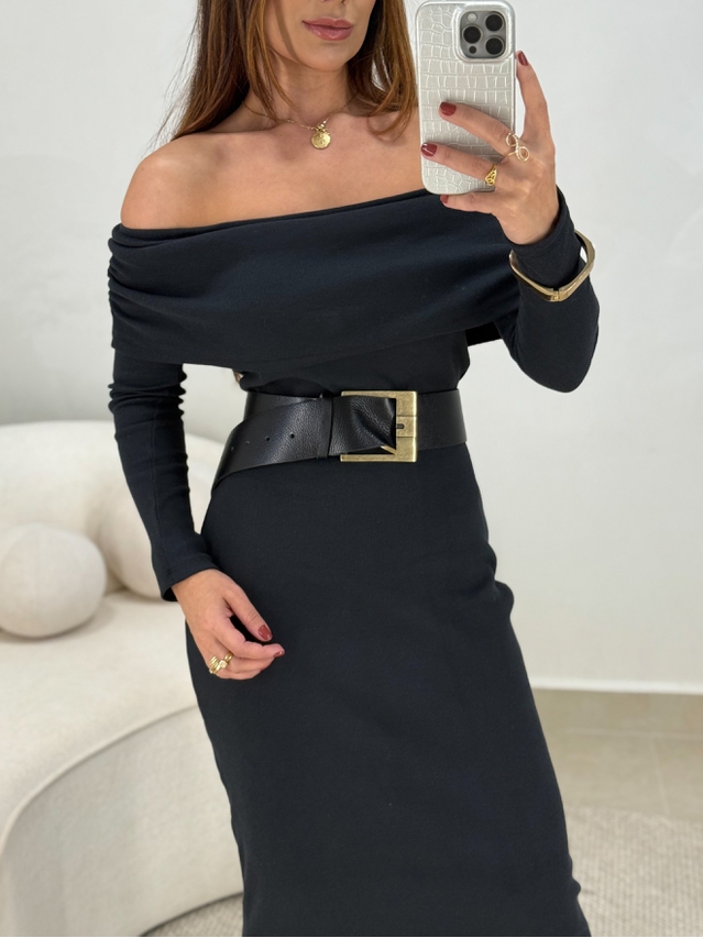 Cinto Fivela Fanni Preto