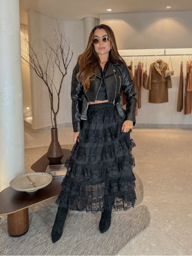 Saia Tule Toronto Preta 