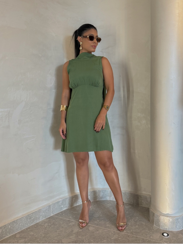 Vestido Lenço Ana Verde 