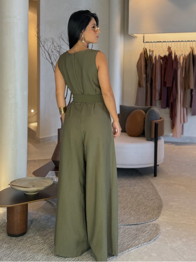 Macacão Pantalona Mônica Militar