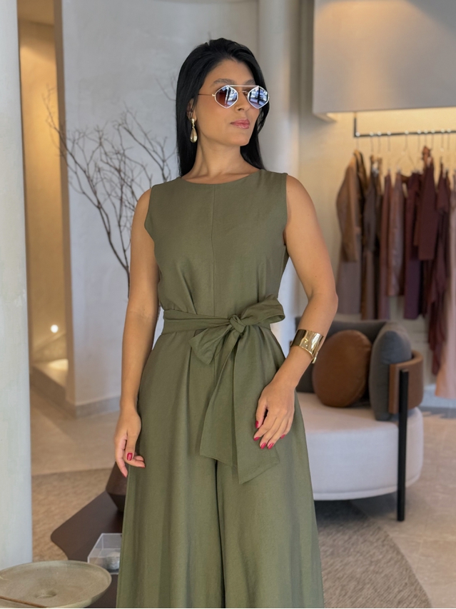 Macacão Pantalona Mônica Militar