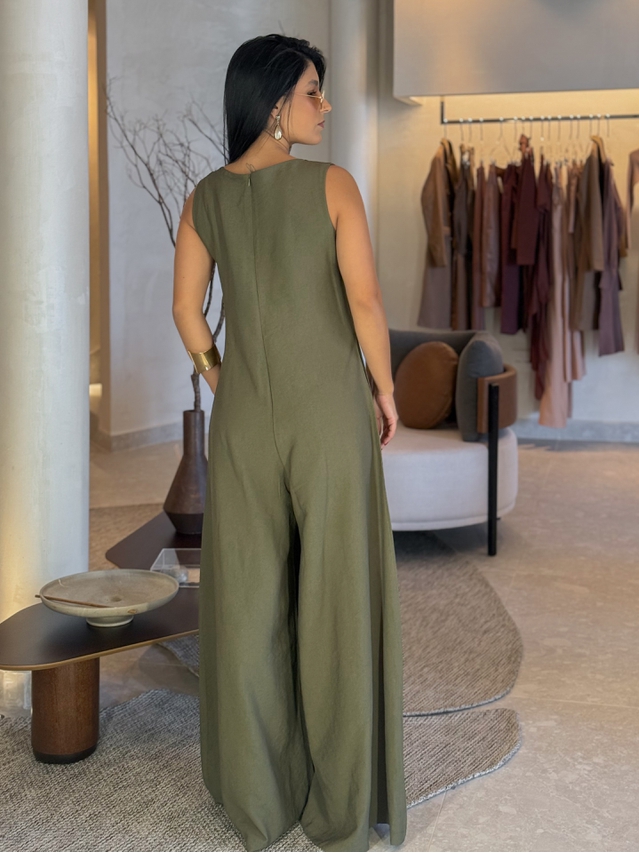 Macacão Pantalona Mônica Militar