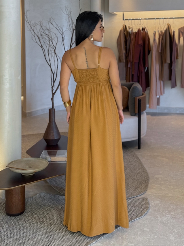 Vestido Liso Ibiza Camelo