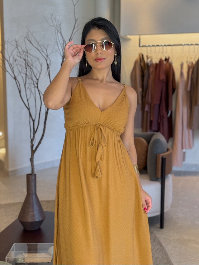Vestido Liso Ibiza Camelo