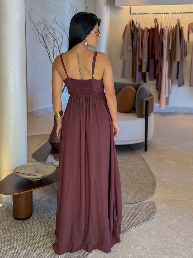 Vestido Liso Ibiza Café 