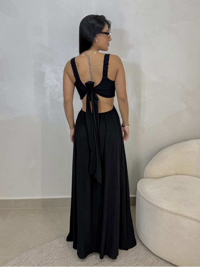 Vestido Liso Havaí Preto