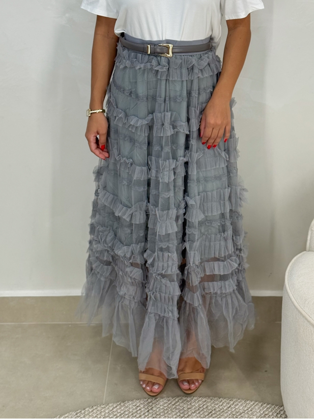 Saia Tule Vicenza Cinza