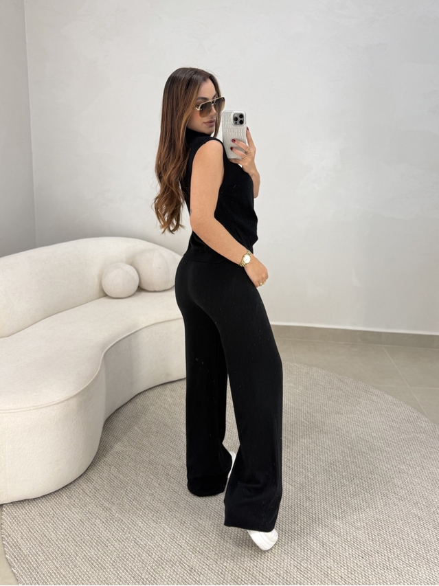 Conjunto Tricot Europa Preto