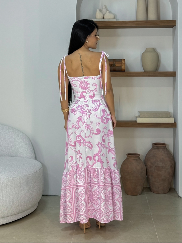 Vestido Thiara Rosa