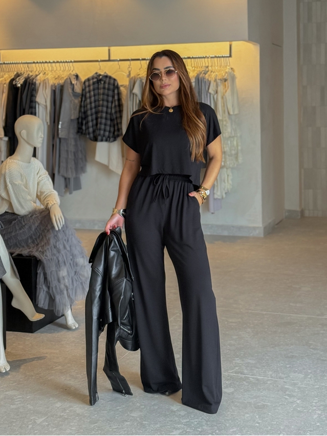 Conjunto Calça Renata Preto
