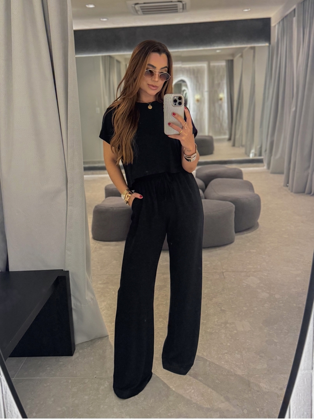 Conjunto Calça Renata Preto