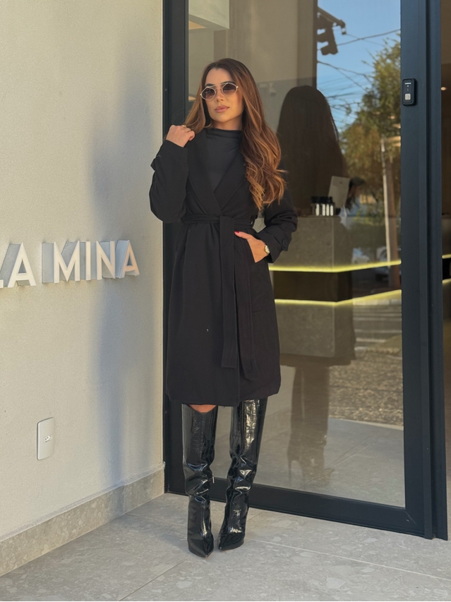 Sobretudo Sibéria Preto