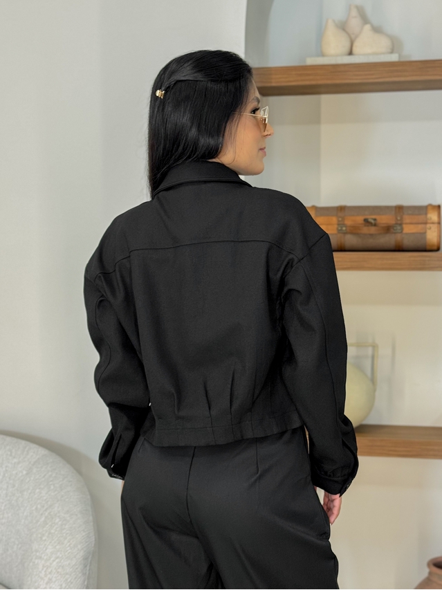Jaqueta Bolso Anastacia Preto