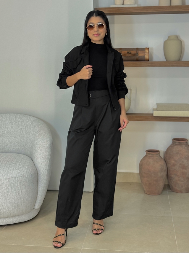 Jaqueta Bolso Anastacia Preto