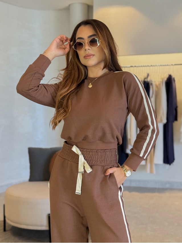 Conjunto Calça Nayane Café 