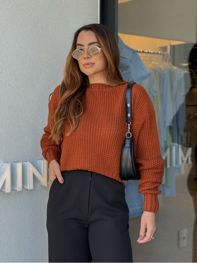 Blusa Tricot Espanha Telha