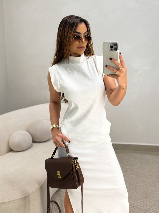 Vestido Canelado Muscle Tee Off