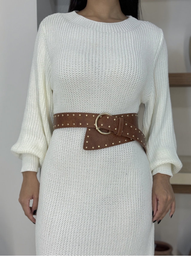 Cinto Assimétrico Café 