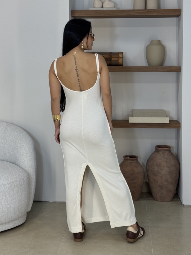 Vestido Canelado Margot Off