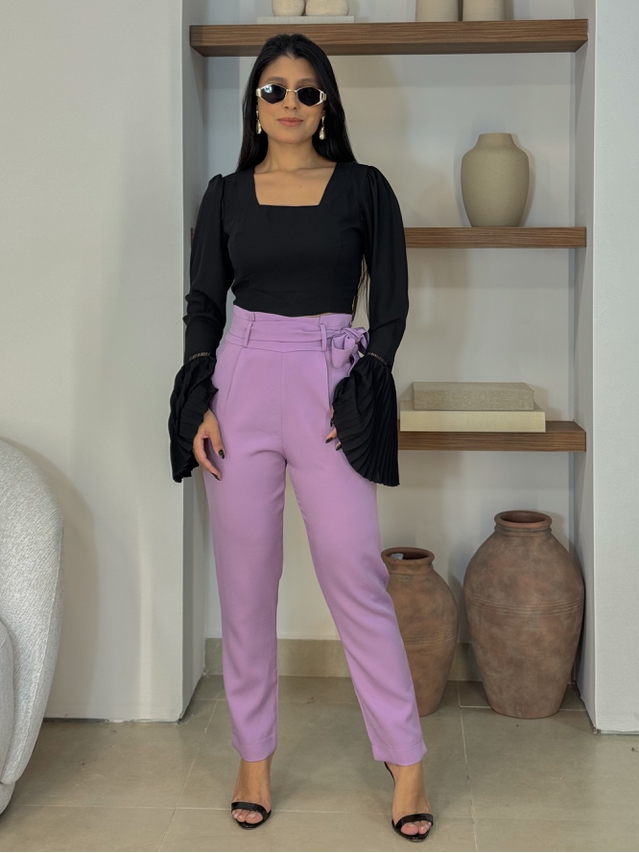 Calça Clochard Marieta Lilás