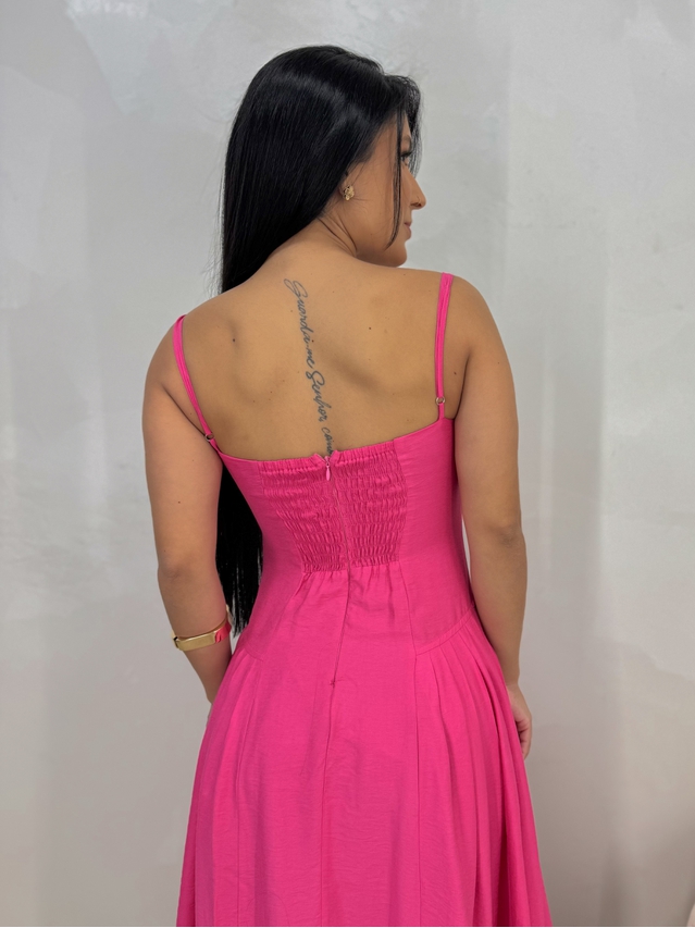 Vestido Meia Taça Turquia Pink