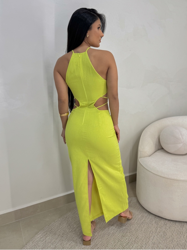 Vestido Midi Nápoles Verde