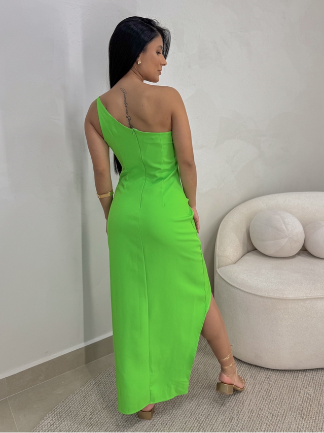 Vestido Alfaiataria Ellia Verde