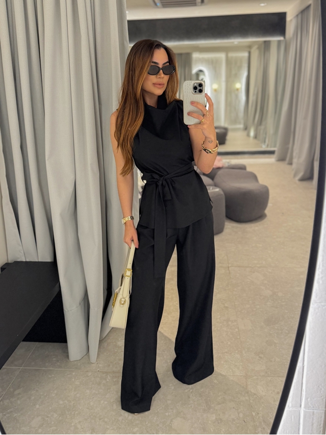 Conjunto Calça Bruxelas Preto 