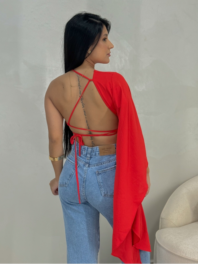 Cropped Gênova Vermelho