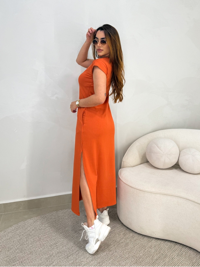 Vestido Muriel Laranja