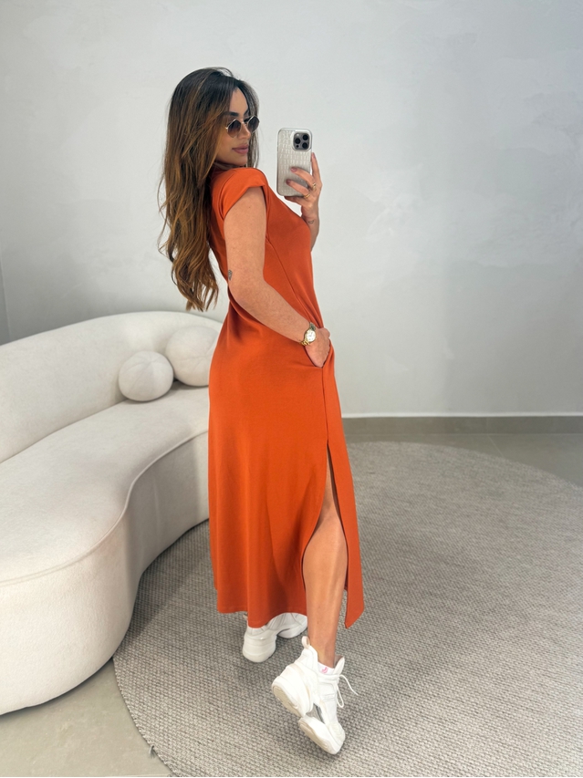 Vestido Muriel Laranja