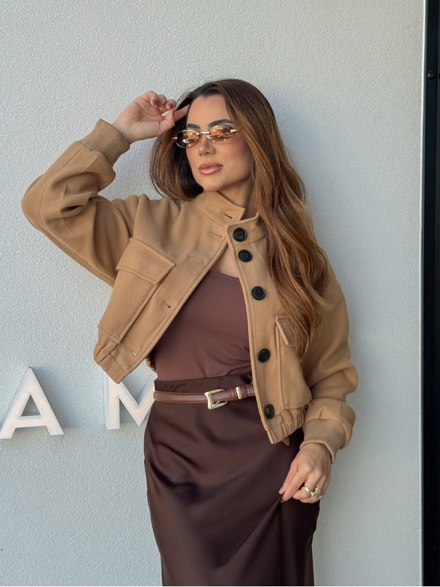 Casaco Zarah Mocha Mousse