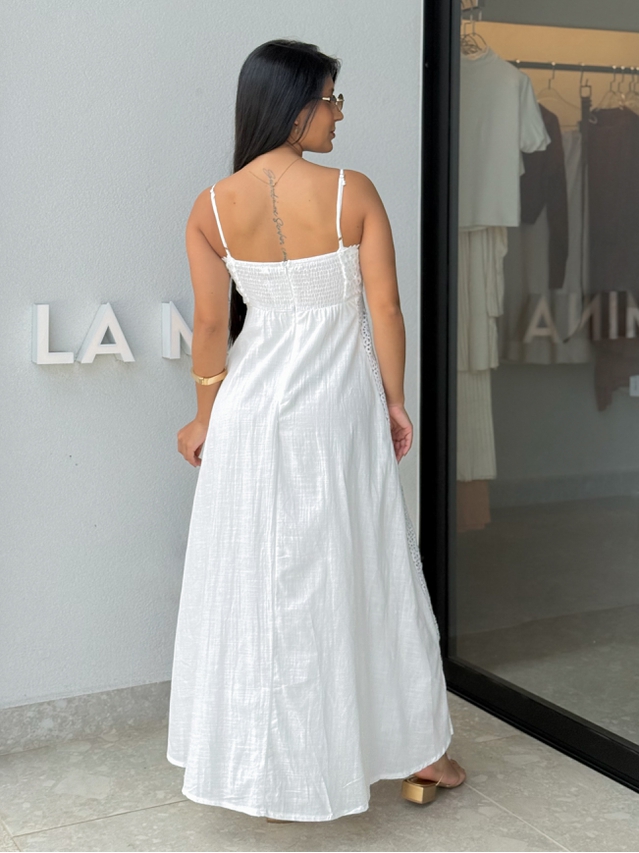 Vestido Laise Alcinha Madeline Branco