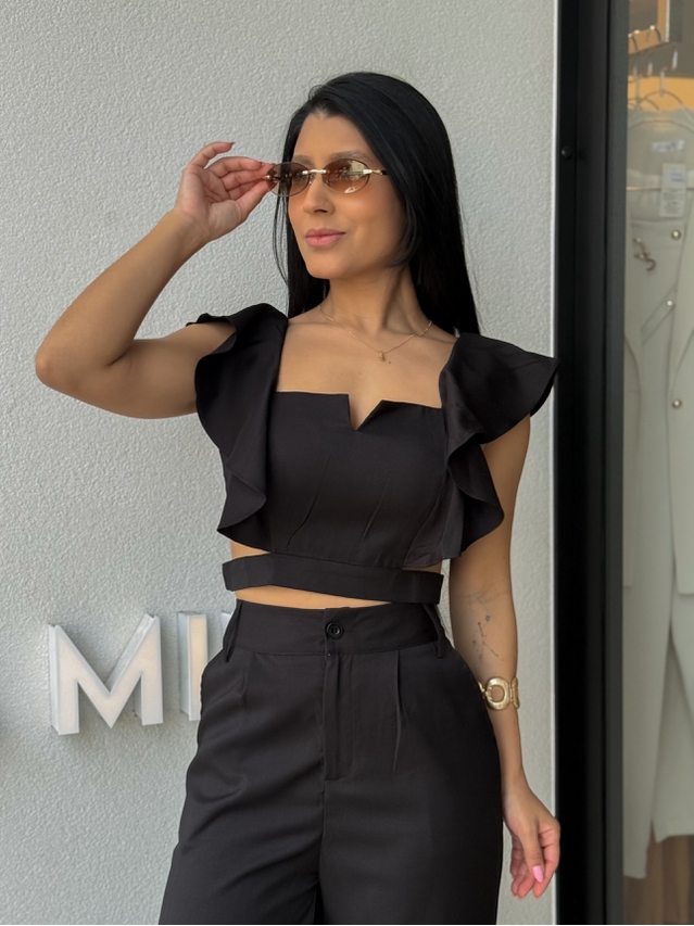 Conjunto Calça Isadora Preto