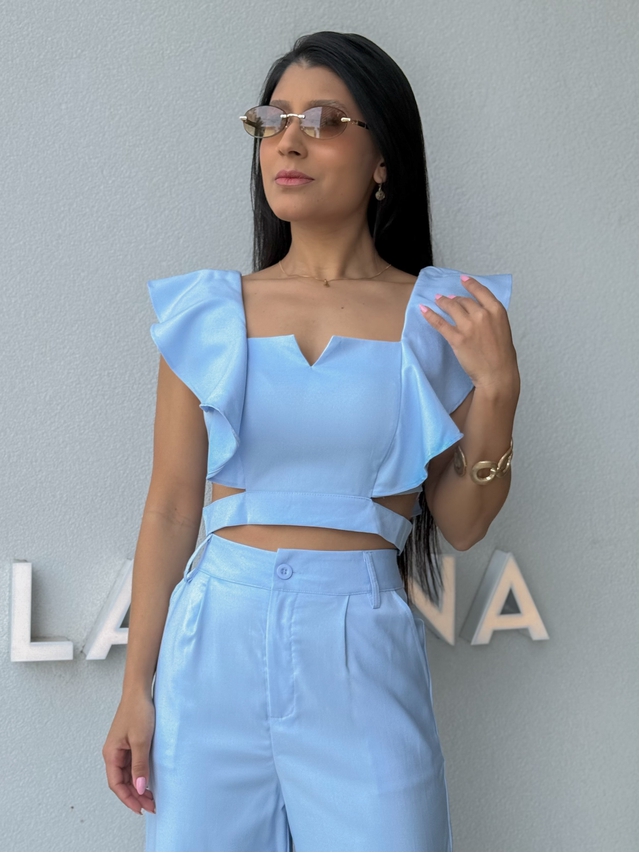 Conjunto Calça Isadora Azul