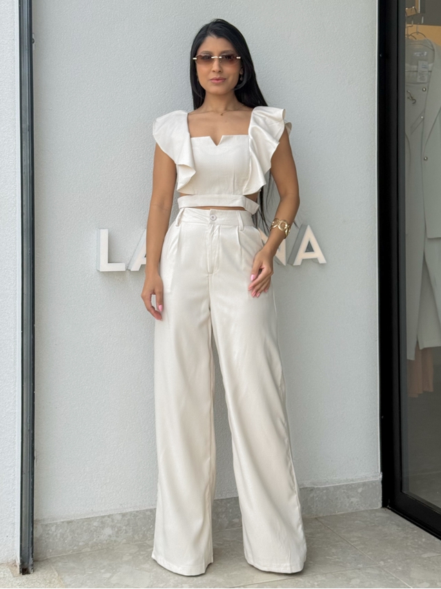 Conjunto Calça Isadora Areia