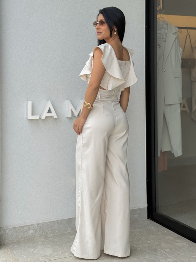 Conjunto Calça Isadora Areia