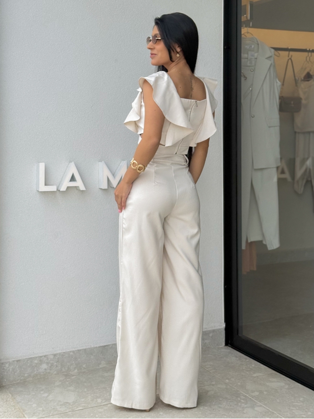 Conjunto Calça Isadora Areia