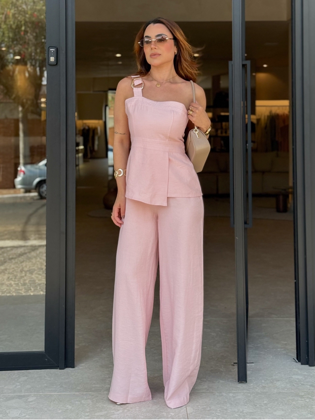 Macacão Fivela Cibele Rosa