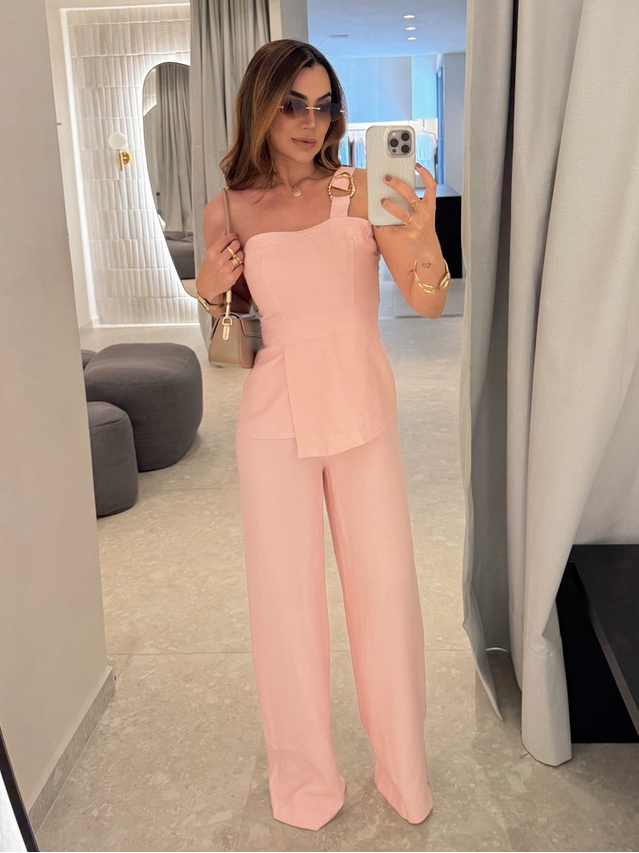 Macacão Fivela Cibele Rosa