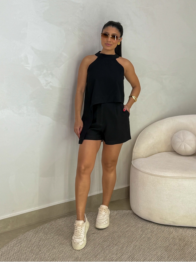 Conjunto Short Betânia Preto